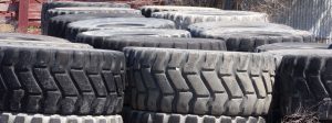 Pile of smaller tire tanks